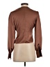 Sincerely Jules Brown Long Sleeve Blouse Size S - photo 2