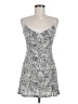 American Threads Animal Print Silver Cocktail Dress Size M - photo 1