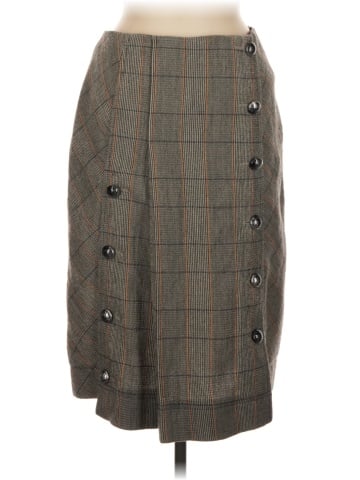 Chloé Wool Check Skirt (view 1)