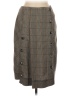 Chloé Gray Wool Check Skirt Size EU (FR) 38 / US 6 - photo 1
