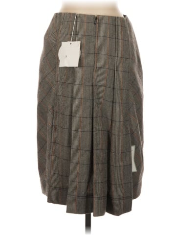 Chloé Wool Check Skirt (view 2)