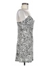 American Threads Animal Print Silver Cocktail Dress Size M - photo 4