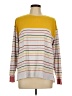 Lands' End Stripes Yellow Pullover Sweater Size L - photo 1