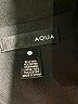 Aqua Solid Black Casual Dress Size S - photo 7
