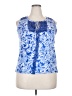 Rafaella 100% Cotton Blue Sleeveless Blouse Size XXL - photo 1