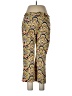 J.Crew Paisley Yellow Casual Pants Size 12 - photo 2
