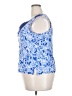 Rafaella 100% Cotton Blue Sleeveless Blouse Size XXL - photo 5