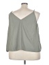 Leith 100% Polyester Green Sleeveless Blouse Size 4X - photo 2