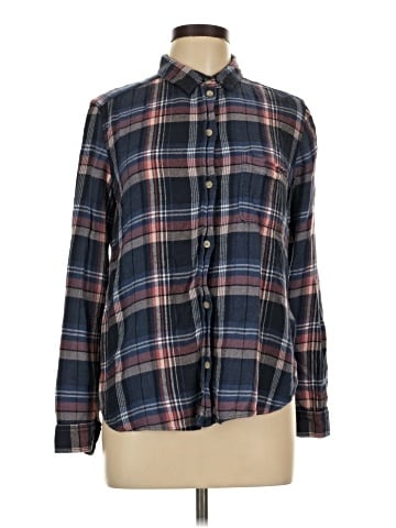 American Eagle Outfitters Long Sleeve Button-Down Shirt (view 1)