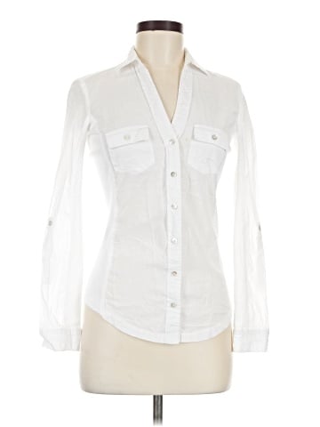 Paraphrase Long Sleeve Button-Down Shirt (view 1)