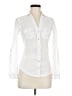 Paraphrase 100% Cotton White Long Sleeve Button-Down Shirt Size 10 - photo 1