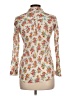 Sézane 100% Cotton Floral Ivory Long Sleeve Blouse Size 32 waist - photo 2