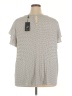Adrianna Papell Gray Short Sleeve Top Size 2X - photo 2