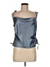 Assorted Brands Silver Blue Sleeveless Top Size L - photo 1