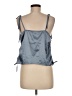 Assorted Brands Silver Blue Sleeveless Top Size L - photo 2