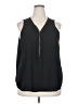 Ambiance Black Sleeveless Blouse Size 3XL - photo 1