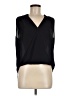 Veronica M. 100% Polyester Black 3/4 Sleeve Blouse Size M - photo 1