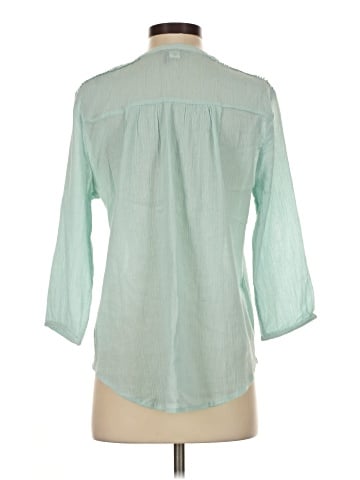 Preswick & Moore 3/4 Sleeve Button-Down Shirt (view 2)