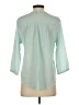 Preswick & Moore Teal 3/4 Sleeve Button-Down Shirt Size S - photo 2