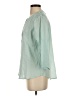 Preswick & Moore Teal 3/4 Sleeve Button-Down Shirt Size S - photo 5