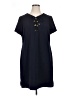 Eliza J 100% Polyester Blue Casual Dress Size 16 - photo 1