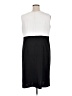 Perceptions Color Block Black Casual Dress Size 1X - photo 2