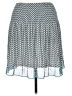 Max Studio 100% Polyester Print Teal Casual Skirt Size XL - photo 2