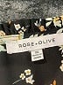 Rose + Olive 100% Polyester Black Short Sleeve Blouse Size 2X - photo 7