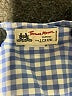 Thomas Mason for J.Crew Checkered-gingham Blue Long Sleeve Button-Down Shirt Size M (estimated) - photo 7
