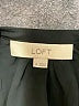 Ann Taylor LOFT 100% Polyester Solid Black Sleeveless Blouse Size M - photo 7