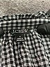 J.Crew Checkered-gingham Black Long Sleeve Button-Down Shirt Size 4 - photo 7