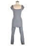 LACAUSA Solid Gray Jumpsuit Size M - photo 1