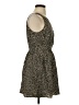 BCBGeneration 100% Polyester Animal Print Brown Casual Dress Size 2 - photo 4