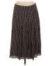 Talbots 100% Rayon Polka Dots Black Casual Skirt Size 2 - photo 1