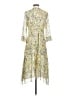 Lapis Paisley Yellow Cocktail Dress Size S - photo 2
