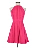 Unbranded Solid Pink Cocktail Dress Size XXS (estimated) - photo 1