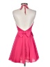 Unbranded Solid Pink Cocktail Dress Size XXS (estimated) - photo 2
