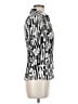 Geri C. 100% Polyester Silver Short Sleeve Blouse Size M - photo 4