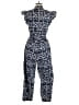 Busayo Collective Graphic Blue Jumpsuit Size 6 - photo 2
