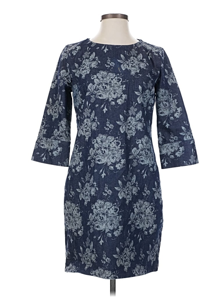 Pre-owned Gap Casual Dress In Blue