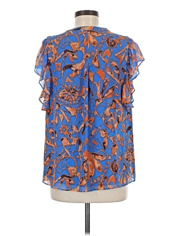 A.L.C. Short Sleeve Silk Top (view 2)