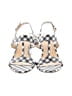 Talbots Checkered-gingham White Wedges Size 7 1/2 - photo 2