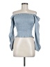 Unbranded Blue 3/4 Sleeve Blouse Size M - photo 1