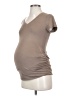 Old Navy Brown Short Sleeve T-Shirt Size XS Maternity - photo 1