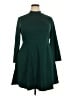 Torrid Solid Green Casual Dress Size 2X Plus (2) - photo 1