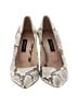 Parallèle 100% Leather Animal Print Ivory Heels Size UK 6 / US 8 - photo 2