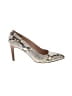 Parallèle 100% Leather Animal Print Ivory Heels Size UK 6 / US 8 - photo 1