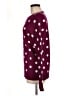 Kim Rogers 100% Cotton Polka Dots Burgundy Pullover Sweater Size M - photo 5