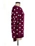 Kim Rogers 100% Cotton Polka Dots Burgundy Pullover Sweater Size M - photo 4