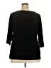 Avenue Black 3/4 Sleeve Top Size 18 Plus - photo 2